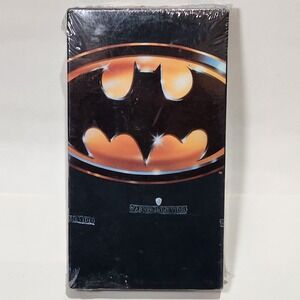 BATMAN 1989 VHS Tape Warner Home Video Watermark‎ Factory Sealed First Print